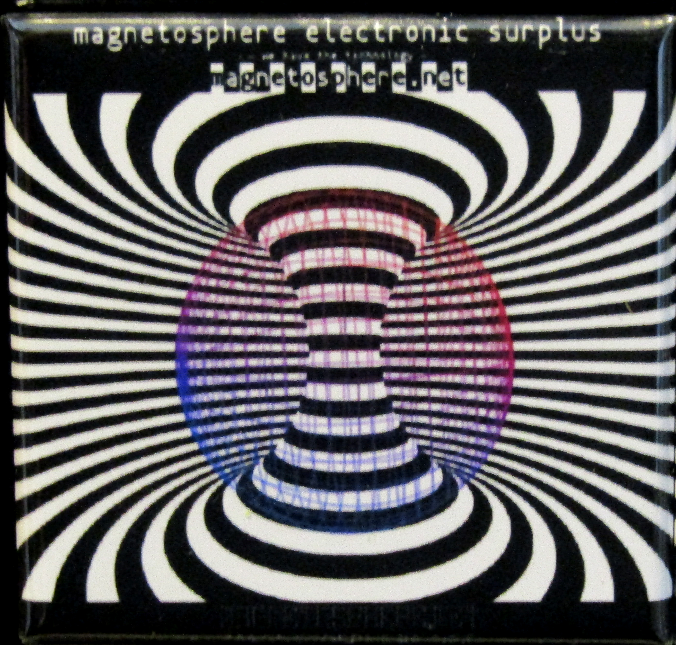 Magnetosphere.net magnetic logo 2x2 inch