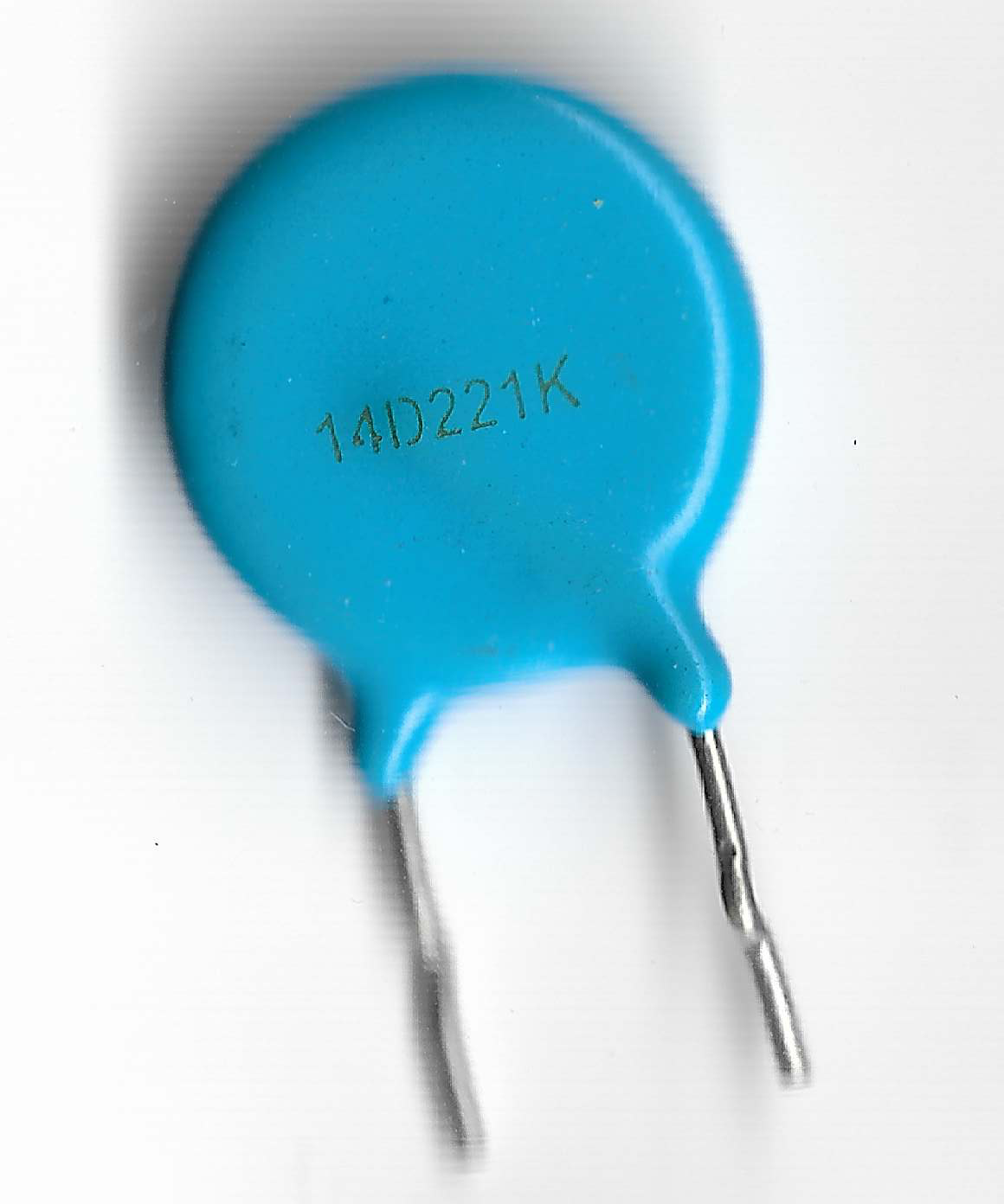 14D221K Metal Oxide Varistor 140VRMS / 180VDC continuous