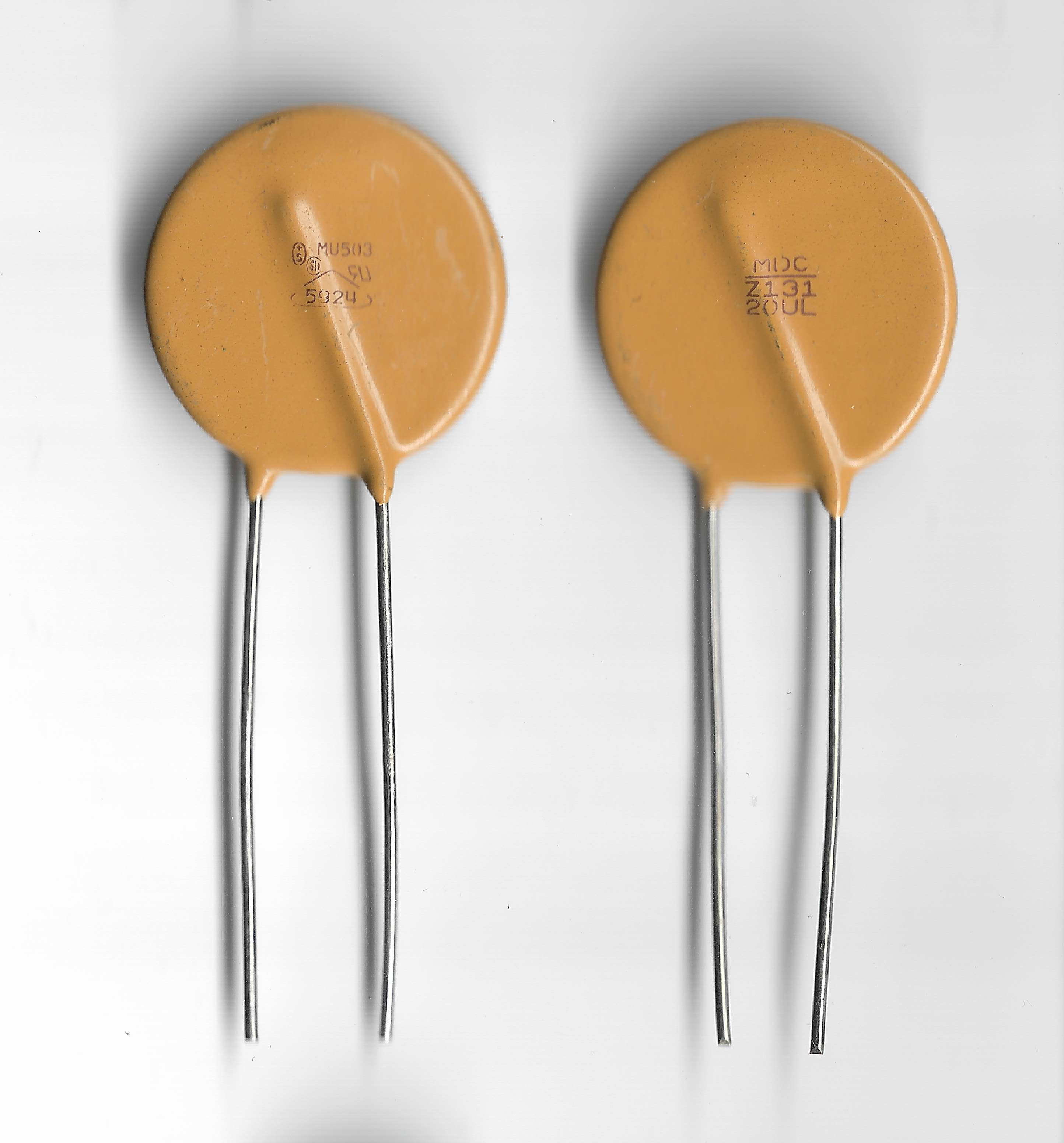 Z131-20UL Metal Oxide Varistor MOV 130 VAC / 175 VDC continuous