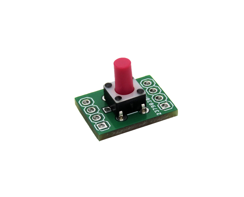 Breakout Board with 1/4" Momentary Tactile Switch
