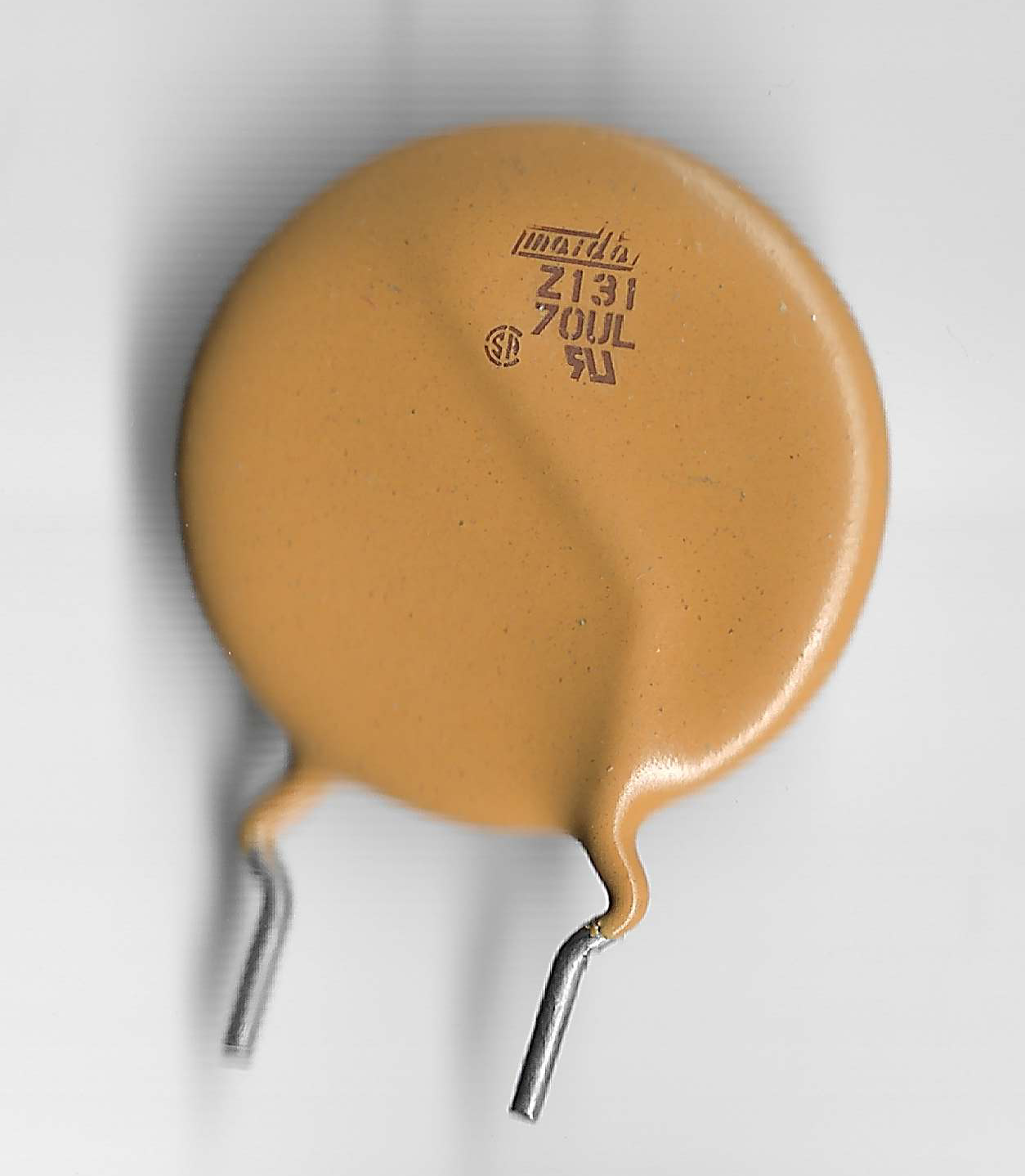 Z131-70UL Zinc Oxide Varistor MOV 130 VAC / 175 VDC continuous